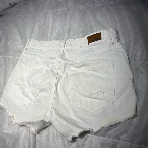 White jean shorts - Picture 4 of 4